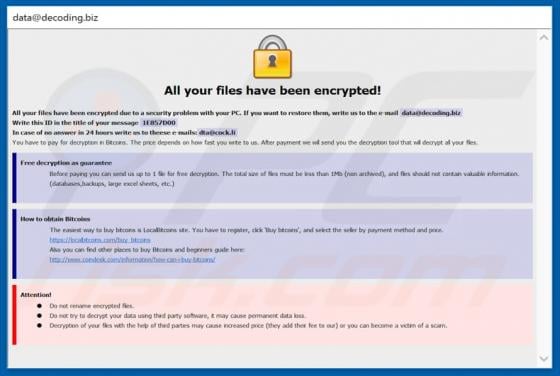 Xwx Ransomware