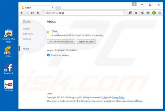 Citrio Browser Adware