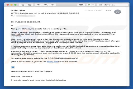I Have A Forum In The Darkweb Email Scam