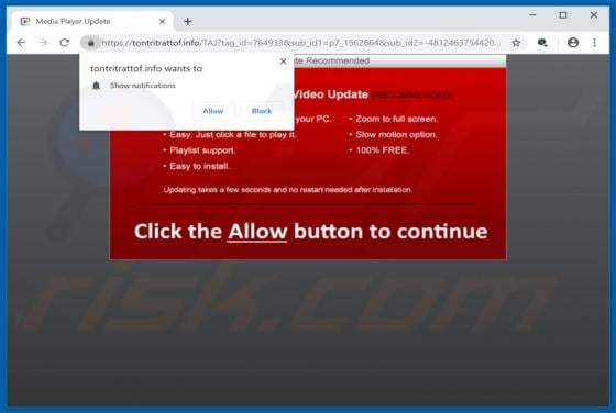Tontritrattof.info POP-UP Redirect