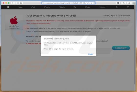 Qsearch.com POP-UP Redirect (Mac)