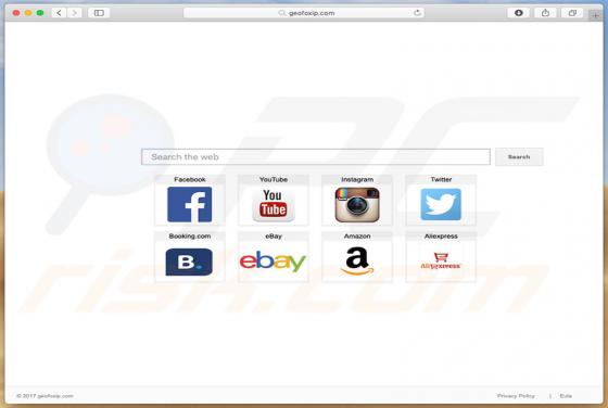 Geofoxip.com Redirect (Mac)