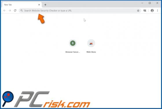 Website Security Checker Browser Hijacker