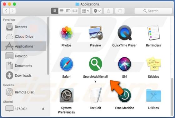 SearchAdditionally Adware (Mac)