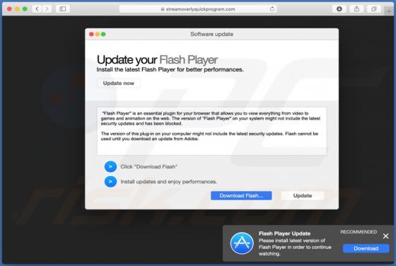 Streamoverlyquickprogram.com POP-UP Scam (Mac)