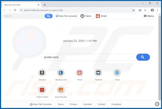 New File Converter Browser Hijacker
