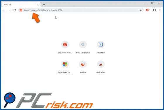 Less Notifications Browser Hijacker