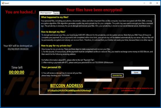 RekenSom Ransomware