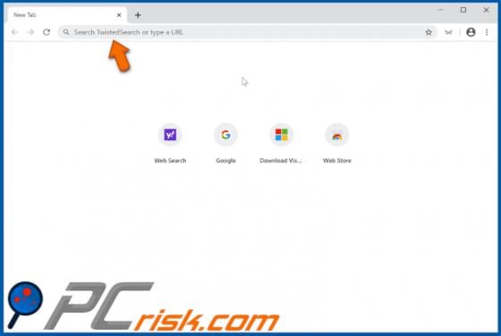 Twisted Search Browser Hijacker