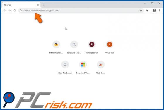SearchStreams Browser Hijacker