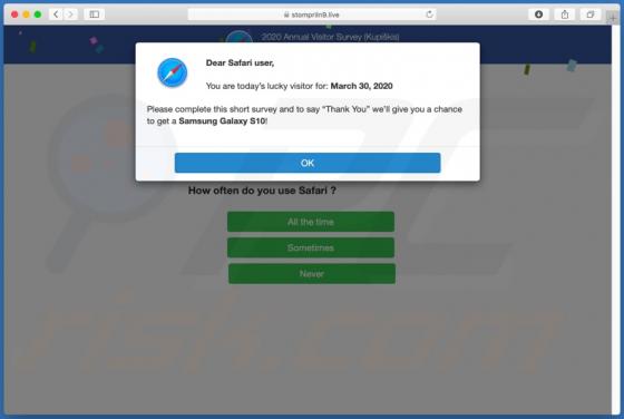 Stompriln POP-UP Scam (Mac)