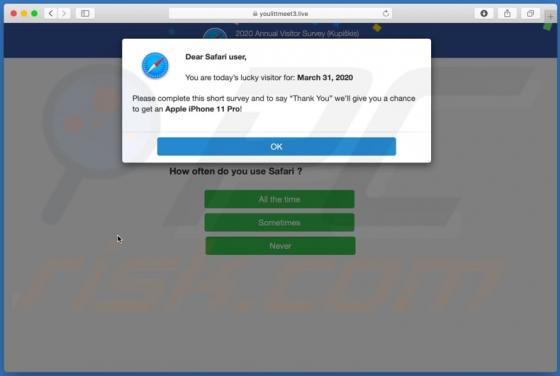 Youlittmeet POP-UP Scam (Mac)