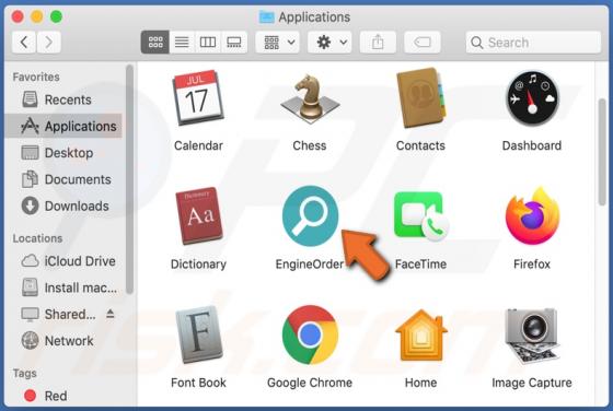 EngineOrder Adware (Mac)