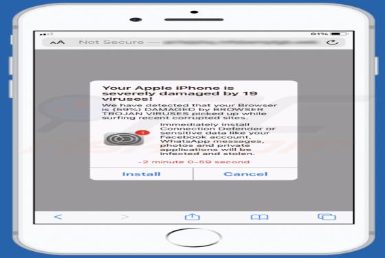 Your Apple iPhone Is Severely Damaged By 19 Viruses! POP-UP Scam (Mac)
