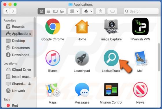 LookupTrack Adware (Mac)