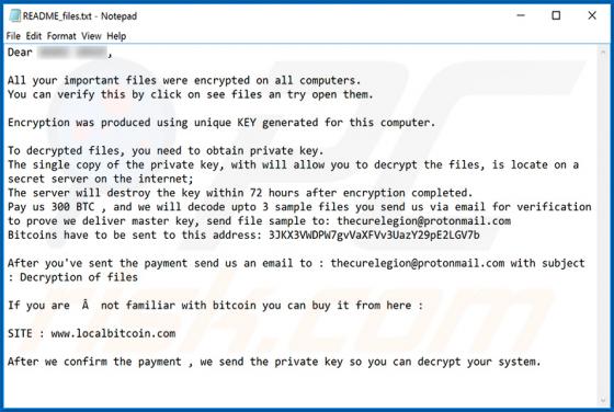PonyFinal Ransomware