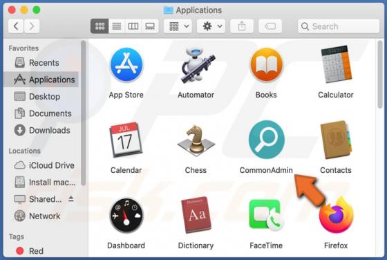 CommonAdmin Adware (Mac)