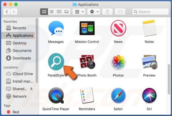 PanelStyle Adware (Mac)