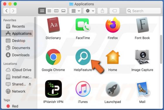 HelpFeature Adware (Mac)