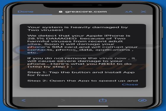 Greacore.com POP-UP Scam (Mac)