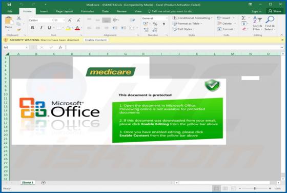 Medicare Email Virus