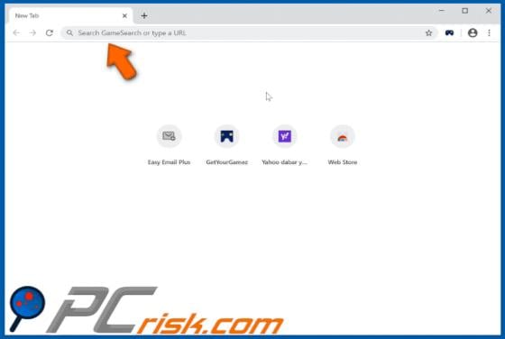 GameSearch Browser Hijacker