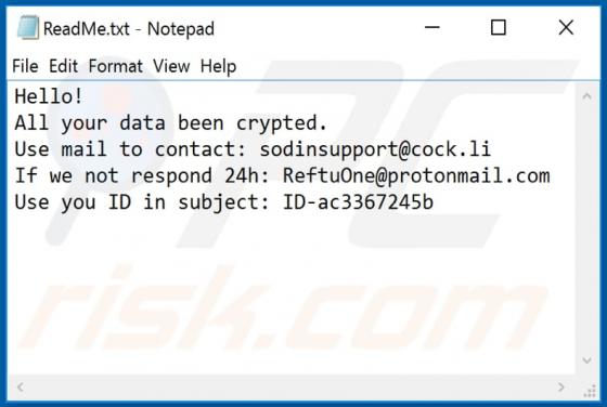 xHIlEgqxx Ransomware