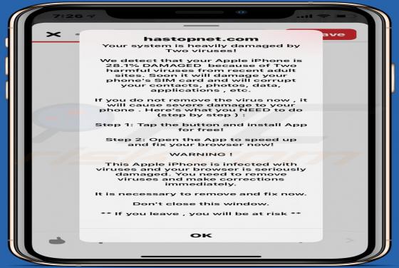 Hastopnet.com POP-UP Scam (Mac)