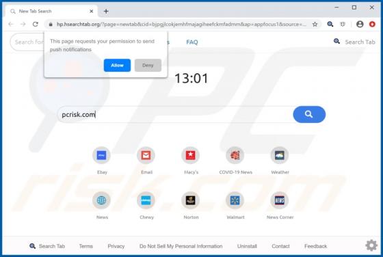 Search Tab Browser Hijacker