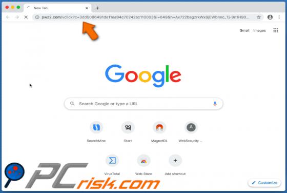 Pwz2.com POP-UP Redirect (Mac)