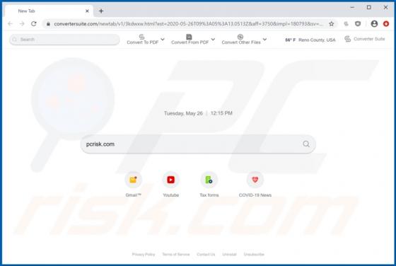 Converter Suite Browser Hijacker