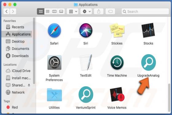 UpgradeAnalog Adware (Mac)