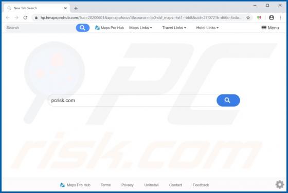 Maps Pro Hub Browser Hijacker