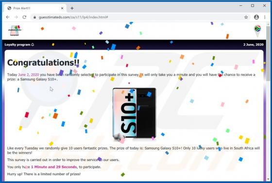 Guesstimateds.com POP-UP Scam