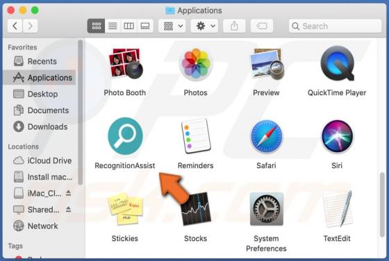 RecognitionAssist Adware (Mac)