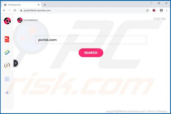 TiktokSearches Browser Hijacker
