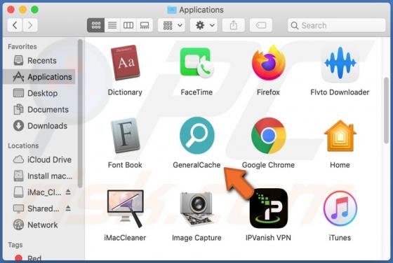 GeneralCache Adware (Mac)
