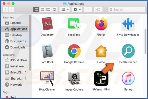IdeaReference Adware (Mac)