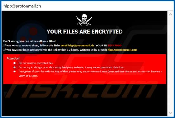 Hlpp Ransomware