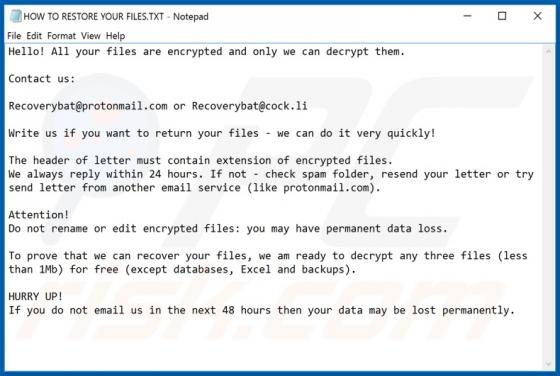Gdjlosvtnib Ransomware