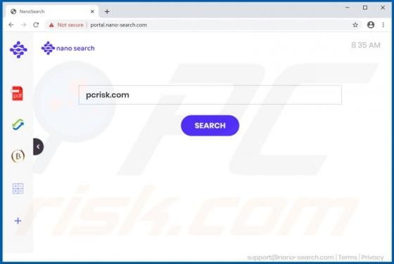 NanoSearch Browser Hijacker