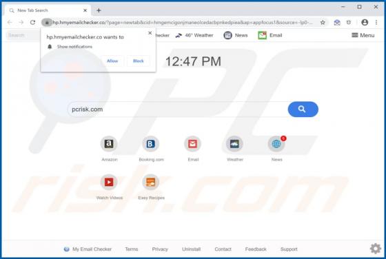 My Email Checker Browser Hijacker