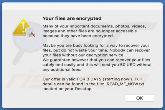 EvilQuest Ransomware (Mac)