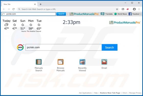 ProductManualsPro Toolbar