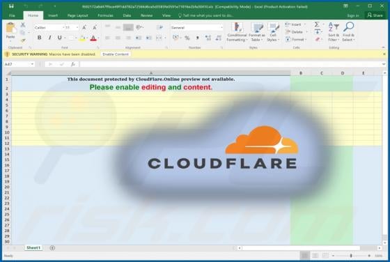 This Document Protected By CloudFlare Scam