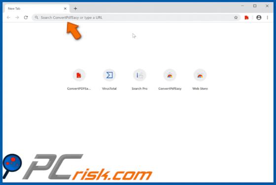 ConvertPDFEasy Browser Hijacker