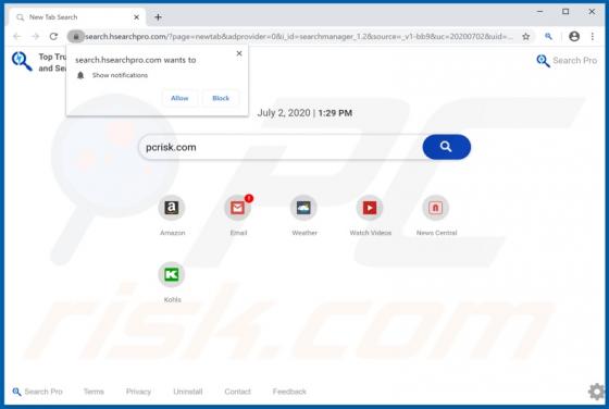 Search Pro Browser Hijacker