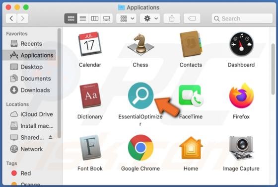 EssentialOptimizer Adware (Mac)