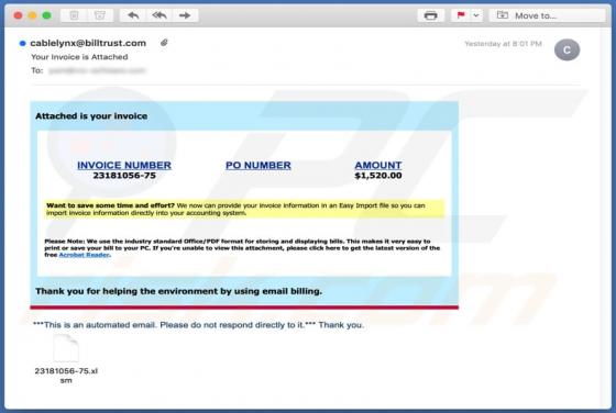 Billtrust Email Virus