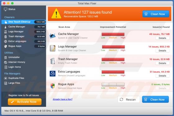 Total Mac Fixer Unwanted Application (Mac)